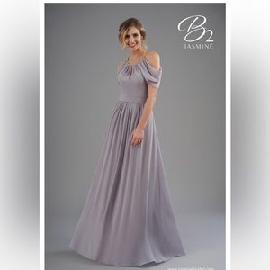 B2 BRIDESMAIDS BY JASMINE B203056, Graphite, Size16